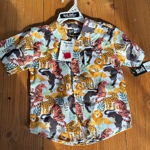 Vibrant Jungle Adventure Kids Shirt